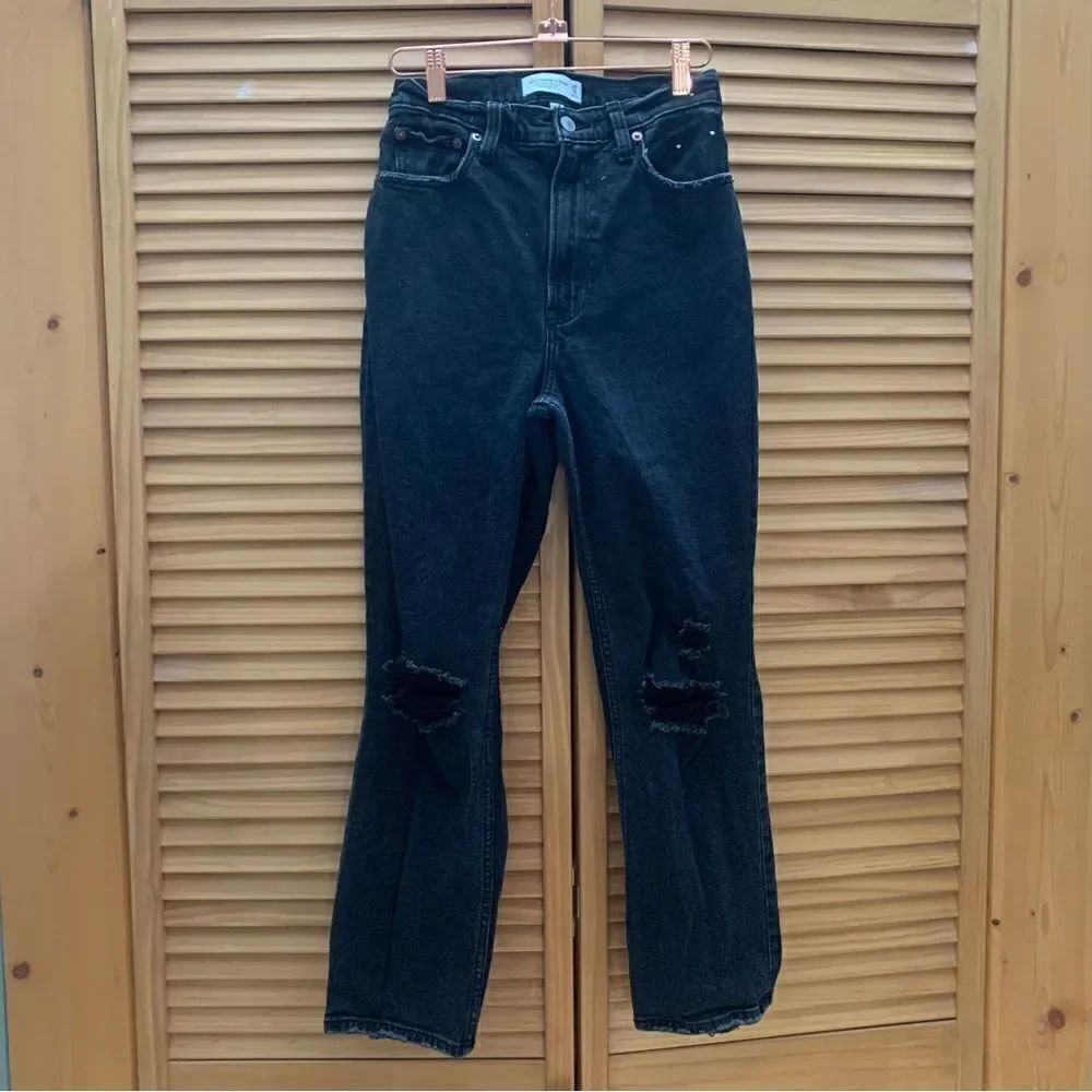 Abercrombie & Fitch Ankle Straight High Rise Size 0